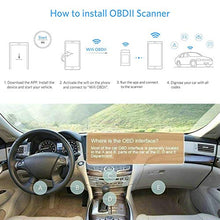Carica l'immagine nel visualizzatore di Gallery, GeekerChip Auto Strumenti Diagnostici per OBD II,Forte WiFi