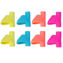 Carica l'immagine nel visualizzatore di Gallery, Aiuto Scrittura,Impugnature per Matita 8 pezzi Multicolor Silicone Souple...