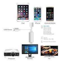 Carica l'immagine nel visualizzatore di Gallery, Mirroring al cavo HDMI per Phone Smartphone Pad e Lightning+USB hd