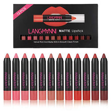 Carica l'immagine nel visualizzatore di Gallery, ISENPENK 12pcs Rossetti Set Lipstick Matte Lunga Durata 12 pz