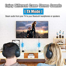 Carica l'immagine nel visualizzatore di Gallery, Trasmettitore Ricevitore Bluetooth 5.0, 2 in 1 Adattatore mini RCA...