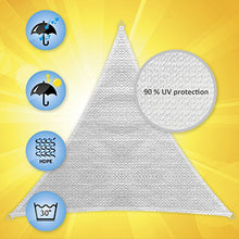 Carica l'immagine nel visualizzatore di Gallery, Windhager 10975 Tenda a vela Patio (3,6 x 3,6 x m), bianco