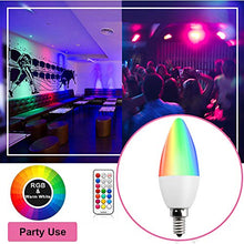 Carica l'immagine nel visualizzatore di Gallery, Bonlux Lampadine Colorata LED E14 RGB Colori 3W C35 E14, Bianco Calda - Ilgrandebazar