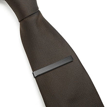 Carica l'immagine nel visualizzatore di Gallery, Set di 3 Fermacravatta 4 CM Uomo Colore Argento, Nero, Oro + Pacco Regalo - Ilgrandebazar