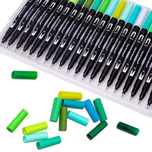 Carica l'immagine nel visualizzatore di Gallery, Laconile 100 colori acquerello spazzole con punta di 2 mm, 100 Black Colours - Ilgrandebazar