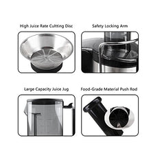 Carica l'immagine nel visualizzatore di Gallery, Aigostar MyFrappe Black 30IMX - Centrifuga ed Estrattore di Succo e verdura.... - Ilgrandebazar