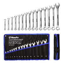 Carica l'immagine nel visualizzatore di Gallery, WERKFIX Set di Chiavi Combinate 6-21 mm 15 pz. inglesi sabbiate, in... - Ilgrandebazar