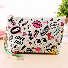Carica l'immagine nel visualizzatore di Gallery, CINEEN Impermeabile Cosmetici Borsa da Viaggio Portafogli White-mix