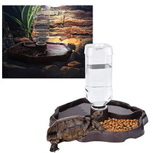 Carica l'immagine nel visualizzatore di Gallery, Furpaw Distributore di Acqua per Rettili, Alimentatore Automatico Marrone