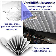 Carica l'immagine nel visualizzatore di Gallery, JTENG Parasole per Parabrezza, Auto Parabrezza 150*80cm