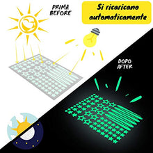 Carica l'immagine nel visualizzatore di Gallery, Stelle Adesive Fluorescenti e Grande Luna | Nuovo Set di 328 Pezzi Stickers...