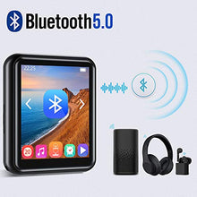 Carica l'immagine nel visualizzatore di Gallery, Lettore MP3 con Bluetooth 5.0, 16 GB Lettori de 1.8 Pollici Full Touch...