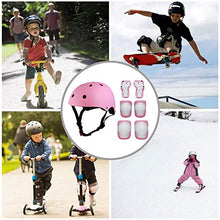 Carica l'immagine nel visualizzatore di Gallery, ValueTalks Protezione di Casco Bambini, Ginocchiere Gomitiere e Pink