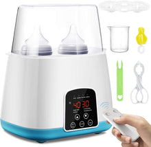 Carica l'immagine nel visualizzatore di Gallery, Scaldabiberon Sterilizzatore 6 in 1 Elettrico Scaldapappe Doppio WK-2301