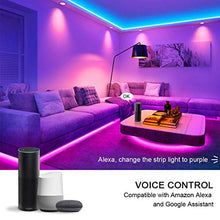 Carica l'immagine nel visualizzatore di Gallery, Striscia LED WIFI Alexa 5M con Telecomando, REETWO Strisce Musicale, 5m