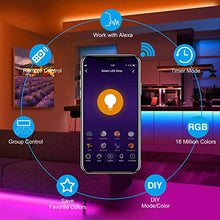 Carica l'immagine nel visualizzatore di Gallery, Striscia LED WiFi 10M (2 x 5M), ALED LIGHT RGB Strip 5050 SMD 300 LEDs...