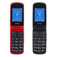 Carica l'immagine nel visualizzatore di Gallery, Ushining Telefono Cellulare per anziani, con Rosso 2G - Ilgrandebazar