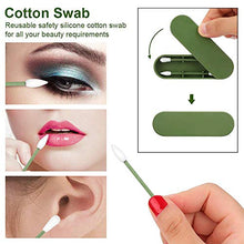 Carica l'immagine nel visualizzatore di Gallery, Tampone Di Cotone Riutilizzabile, Cotton Fioc Silicone verde - Ilgrandebazar