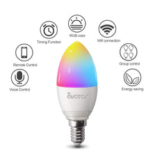 Carica l'immagine nel visualizzatore di Gallery, Lampadina Smart E14 WiFi Lampadine LED Alexa Intelligence 5W=40W E14-2800k