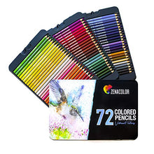 Carica l'immagine nel visualizzatore di Gallery, 72 Matite Colorate (Numerato) con Scatola in Metallo da Zenacolor - 72... - Ilgrandebazar