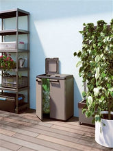 Carica l'immagine nel visualizzatore di Gallery, KETER 9736000 Split Cabinet Recycling Basic 68 x 39 x 85 H, Grigio, 68x39x85 cm
