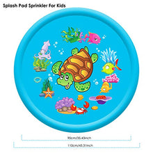 Carica l'immagine nel visualizzatore di Gallery, Stuoia per Giochi con Spruzzi E d'Acqua Bambini blu-110CM / 43Inch