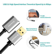 Carica l'immagine nel visualizzatore di Gallery, POSUGEAR Cavo Prolunga USB 3.0 2M, Placcato oro 2M