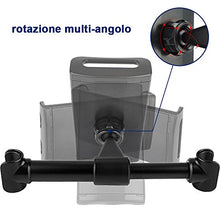 Carica l'immagine nel visualizzatore di Gallery, Tryone Supporto Tablet Poggiatesta Auto, supporto per tablet sedile Nero
