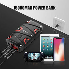 Carica l'immagine nel visualizzatore di Gallery, YABER Avviatore Emergenza per Auto, 1200A Jump Starter Auto Portatile(Fino a...