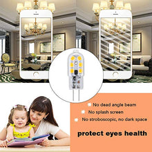 Carica l'immagine nel visualizzatore di Gallery, Vicloon G4 LED Lampadina, 6 Pezzi 1.8W AC/DC12-24V Lampadina Trasparente