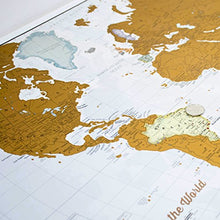 Carica l'immagine nel visualizzatore di Gallery, Mappa del mondo da grattare e idee regalo - Extra large - 84 x 59 cm - Maps...