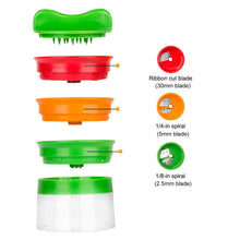 Carica l'immagine nel visualizzatore di Gallery, Linkax Affetta Verdure Affettatrice a Spirale Spiralizzatore Spiralizer... - Ilgrandebazar