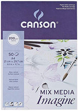 Carica l'immagine nel visualizzatore di Gallery, Canson Imagine Art paper pad 50fogli A4 - Ilgrandebazar