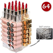 Carica l'immagine nel visualizzatore di Gallery, Dispola4top Acrilico Lip Gloss Makeup Organizzatore,Acrilic 360 -Degree... - Ilgrandebazar