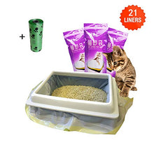 Carica l'immagine nel visualizzatore di Gallery, Sacchetti Lettiera Gatto Borsa con 3 Confezioni da (21 Sacchetti), 91.5×45.7...