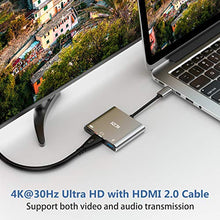 Carica l'immagine nel visualizzatore di Gallery, ICZI Adattatore USB C HDMI 4K, 3 in 1 Hub Type-C 2.0, 3.0 3 1