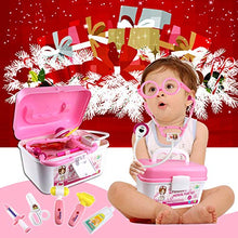 Carica l'immagine nel visualizzatore di Gallery, HERSITY 35 Pezzi Valigetta del Medico Kit Dottore Giocattolo con Luci e...