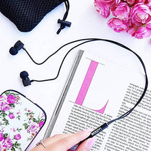 Carica l'immagine nel visualizzatore di Gallery, LUDOS ULTRA Auricolari In-Ear Cuffie, Cuffiette con Microfono, Massimo Nero