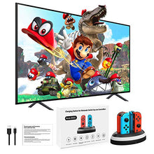 Carica l'immagine nel visualizzatore di Gallery, Thiroom Stazionamento di Ricarica per Nintendo Switch Joy-Con,Dock di...