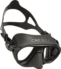 Carica l'immagine nel visualizzatore di Gallery, Cressi Calibro Maschera Subacquea con Dispositivo Antifog per Adulti, Nero