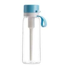 Carica l'immagine nel visualizzatore di Gallery, Amazon Basics - Bottiglia per acqua con filtro, in tritan privo di bisfenolo A, 660 ml (blu)