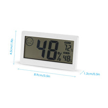 Carica l'immagine nel visualizzatore di Gallery, KKmoon 3.3" Mini LCD digitale Termometro Igrometro misuratore DC206?, Bianco - Ilgrandebazar