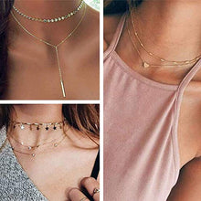 Carica l'immagine nel visualizzatore di Gallery, Finrezio Collana Per Le Donne Ragazze Girocollo Set Di Collane... - Ilgrandebazar