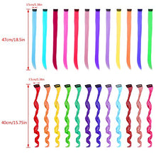 Carica l'immagine nel visualizzatore di Gallery, Cizen 24pz Extension Capelli Colorati Clip, Ciocche Colorate per in... - Ilgrandebazar