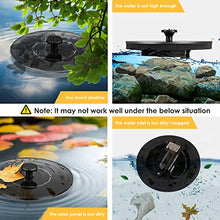 Carica l'immagine nel visualizzatore di Gallery, Dustgo Fontana da giardino esterno, Pompa per fontana solare con pannello...