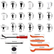 Carica l'immagine nel visualizzatore di Gallery, Rivetti in Plastica per Auto, Bst4Udirect 446PCS Clip In Nylon Nero...