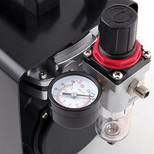 Carica l'immagine nel visualizzatore di Gallery, Original Fengda FD-18A - Aerografo Compressore modellismo / pressostato / 4...