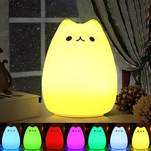Carica l'immagine nel visualizzatore di Gallery, Luce Notturna LED , Omitium lampada per i bambini gatto di ricarica... - Ilgrandebazar