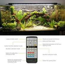 Carica l'immagine nel visualizzatore di Gallery, Powcan, lampada per acquario, 72 LED, con controller a infrarossi, con...