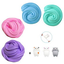 Carica l'immagine nel visualizzatore di Gallery, TIME4DEALS Fluffy Slime Grande Kit Slum Jumbo Floam 4-Pack per